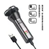 Afeitadora eléctrica 3 en 1, multifuncional, lavable en todo el cuerpo, con pantalla digital, para autoafeitado y cortes de pelo, adecuada para uso doméstico de hombres