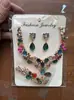 Collar Pendientes Pulsera de Cristal Gota de Agua Diamante Completo Accesorios Vestido de Novia Conjunto de Tres Piezas Transfronterizo Americano Europeo Amazon