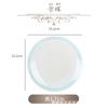 Juego de Platos y Tazones para Uso Doméstico, Vajilla de Porcelana de Hueso con Color Bajo Cubierta de Jingdezhen, Tazones de Cerámica para Arroz, Palillos, Tazones y Platos Prácticos al Por Mayor