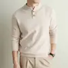 Suéter de Lã Tricotado Masculino Gola Redonda Pulôver Jaqueta 2026 Outono/Inverno Aconchegante Quente Solto Casual para Camadas