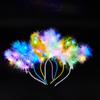 Diadema Luminosa de Orejas de Conejo Transfronteriza Nueva, Accesorios para Animación, Varita de Hada, Diadema de Orejas de Gato Intermitente, Suministro para Puestos Callejeros