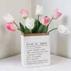 Tacto suave hidratante tulipán flor artificial ramo decoración de escena alta calidad solo tulipán boda flor falsa