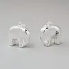 Pingente de Elefante Auspicioso Prata Esterlina Banhada a Prata Lisa Seiko S925 Pingente para Colar DIY Corrente Clavícula Acessórios de Joia Prateada
