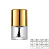 3ml 5ml 8ml 10ml botella de vidrio para esmalte de uñas botella vacía para esmalte de uñas transparente canela cepillo esmerilado botella