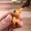 Rosewood veado chaveiro veado dos desenhos animados acessórios verde sândalo chaveiro saco pingente atacado pingente de corrente de telefone móvel