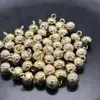 Botones de Latón para Cheongsam, Botones Redondos Grabados para Traje Tang y Hanfu, Botones de Disco de Crisantemo Estilo Chino con Patrón de Nube Vintage con Perlas