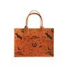 Bolsa de mão de feltro estampada grande capacidade sacola de compras online bolsa de presente publicitário bolsa de casal logo personalizado