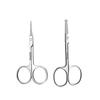 Tijeras de Belleza Multifuncionales para Cejas Keqi, Tijeras para Recortar Cejas, Tijeras para Pelos de Nariz, Tijeras Pequeñas, Tijeras de Punta Curva, Herramientas de Belleza