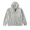 Moletom com Capuz Básico de Alta Qualidade Polo Ralph Lauren Bordado Transfronteiriço Jaqueta Unisex com Zíper
