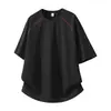 Bestseller de Douyin Sorona Secado Rápido Manga Corta para Hombres y Mujeres Verano Tendencia Marca Pareja Hilo Hasselblad Camiseta de Manga Corta Se Puede Abrir por la Mitad