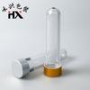 Tubo de ampola de máscara Spot 25ml Plástico PET 28 dentes tampa anodizada cápsula transparente tubo de ensaio para pílulas material de embalagem