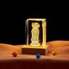 Bodhisattva Dizang 3d 3d láser tallado interior cubo de cristal decoración de pasillo artesanías adornos para el hogar