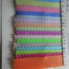Rollo de Goma Suave Ecológico de 0.4MM Material de Gelatina Colorido Escarchado de Doble Cara Patrón Nieve Película de Color Sólido Tela de PVC para Bolsa de Zapatos