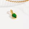 Chapado de cobre de circonio de color nicho personalizado 18k colgante de animal tortuga pulsera versátil simple collar accesorios de joyería DIY