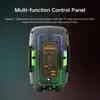 Bt-2093 Nuevo Modelo Transfronterizo Altavoz Bluetooth Portátil con Ranura para Tarjeta de Colores Altavoz Portátil para Karaoke al Aire Libre Multifunción