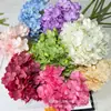 256 Piezas de Hortensia Grande Individual, Hortensia Individual Sencilla, Flores de Seda para Fotografía de Paisajismo de Bodas, Adornos de Interior, Flores Artificiales
