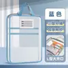 Bolsa Clasificadora de Archivos Portátil Personalizada, Bolsa para Libros de Estudiante de Malla de Nylon Transparente en Forma de L, Bolsa Específica para Tareas de Examen