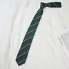 Camisa para Mujer con Rayas Decorativas Estilo Estudiante [Envío Rápido] Corbata Jk Estilo Academia Retro Hecho a Mano Accesorios Dk para Hombre Modernos