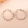 Pendientes de Aro Espiral con Patrón Redondo Transfronterizos Europeos y Americanos, Pendientes de Moda y Sencillos, Pendientes de Lujo Ligero y de Gama Alta, Diseño de Nicho