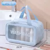 Neceser con separación de seco y húmedo, de una y dos capas, portátil para viajes y viajes de negocios, impermeable, adecuado para almacenamiento en natación y gimnasio