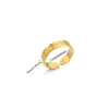 Anillo Nuevo Transfronterizo de Flor Hueca de Ballena de Acero Inoxidable Chapado en Oro con Textura Abierta Anillo de Estrella de Mar Venta al por Mayor
