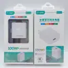 Adecuado para cargadores de teléfono móvil de carga súper rápida tipo C de Apple para Android, totalmente compatible con el juego de cargador de carga rápida de 100 W