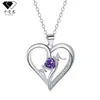 Knn-1018 Colgante Exquisito en Forma de Corazón para Mujer Dibujos Animados Moda Transfronteriza Europea y Americana Tendencia Collar de Madre de Gama Alta