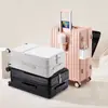 Mala de bagagem Nova mala de carrinho de grande capacidade para estudantes Durável e forte Roda universal superior Armazém frontal mala aberta