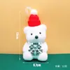 Decorações de Pendurar de Natal, Conjunto de Ursos de Natal, Suprimentos para Atmosfera Festiva, Enfeites de Pendurar de Natal, Conjunto de Bolas de Natal