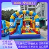 Castelo Inflável Multifuncional Travesso, Escorregador, Piscina de Bolinhas, Combinação de Labirinto, Bolsa Macia Panorâmica Anticolisão, Paraíso Infantil Mais Vendido