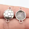 Conector de Fútbol de Plata Antigua 22X14mm 1.8g, Venta Directa del Fabricante, Material Popular para Accesorios