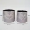Balde Abraço de Flores Balde de Flores Prata Buquê Popular de Balões de Aniversário Kit de Material DIY Caixa Floral Três Peças Caixa de Presente