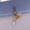 Vajra de Cobre Imitación con Diamantes, Arma Ritual Estilo Tíbet, Vajra para Someter Demonios, Regalo Cultural y Creativo Tántrico, Colgante para Llavero de Coche, Pequeño Accesorio