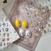 Nueva Tecnología 5D Pegatinas para Uñas Fábrica Lindas Rococo Dulce Mascota Conejo Arte de Uñas Pegatinas en Relieve Pegatinas 3D para Rostro