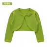 Tops y Chaquetas de Danza para Niñas, Ropa Exterior de Ballet para Primavera y Otoño, Suéteres, Chalecos Tejidos para Niñas Pequeñas