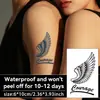 Asas Transfronteiriças Amor Tatuagem Herbal Adesivos Braço Pulso Personalizado Tendência Adesivos Fonte Atacado Cor Natural Meio