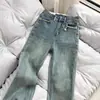 Jeans Feminino Americano Micro La Plus Size Cheinha 2025 Novas Calças Femininas Slim Elásticas Calças Flare