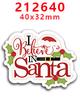 Nuevo parche de resina acrílica 2023 Lazo navideño decoración linda Pegatinas para refrigerador PR211357