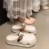 Sandalias Antideslizantes para Pareja de Celebridad de Internet para Uso en Interiores y Exteriores, Chanclas de Verano Suaves para el Hogar, Baño, Playa, Ins