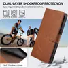 Funda de Cuero para Teléfono Plegable Moto G67 G06Power Cartera G66Y Antirrobo E15 Funda Protectora para Teléfono Adecuada para