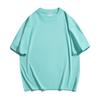 Camiseta de algodón de 260 g, tendencia nacional, antibacteriana, de gran peso, con hombros caídos, cuello redondo, ropa de grupo, publicidad, camiseta cultural, logotipo personalizado impreso.