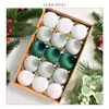 Decoração de Natal Bolas de Veludo de Natal 6/8cm Conjunto de Bolas de Natal Aveludadas Enfeites para Pendurar na Árvore de Natal