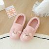 Fábrica al por mayor de zapatos de primavera Teddy Moon, suela suave, tamaño grande, antideslizantes, cálidos, con tacón, para primavera y otoño, para mujeres embarazadas, zapatos de interior posparto