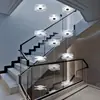 Novo lustre de teto para escada 2022 flor de lótus criativo minimalista apartamento loft duplex oco villa sala de estar lustre longo