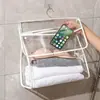 Bolsa colgante impermeable para baño para guardar ropa mientras se ducha, bolsa de almacenamiento mágica impermeable, bolsa de almacenamiento de pared para dormitorio