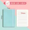 Bestseller transfronterizo cuaderno de bolsillo a7, cubierta de cuero de color sólido, cuaderno pequeño portátil, mini agenda de alta estética