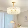 Lámpara de araña estilo francés para la sala de estar, lujo ligero con un toque de alta gama, luz principal para el recibidor, luz de cristal para el comedor, luz principal para el dormitorio principal, hierro