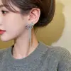 Pendientes Súper de Hada con un Toque de Lujo Ligero y de Alta Gama, Únicos y Versátiles, Pendientes de Doble Uso con Borlas, Diamantes Brillantes y Diseño de Lazo