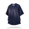 2026 Camiseta de Verano Transfronteriza para Hombre con Cuello Alto de Secado Rápido para Correr, Fitness, Exterior, Transpirable, Camiseta Deportiva Ropa para Hombre
