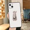 Adecuado para Funda de Teléfono iPhone 17, Nueva Funda de Teléfono para Pareja de Animales Lindo Gato de Comercio Exterior, Funda de Teléfono de Gato
